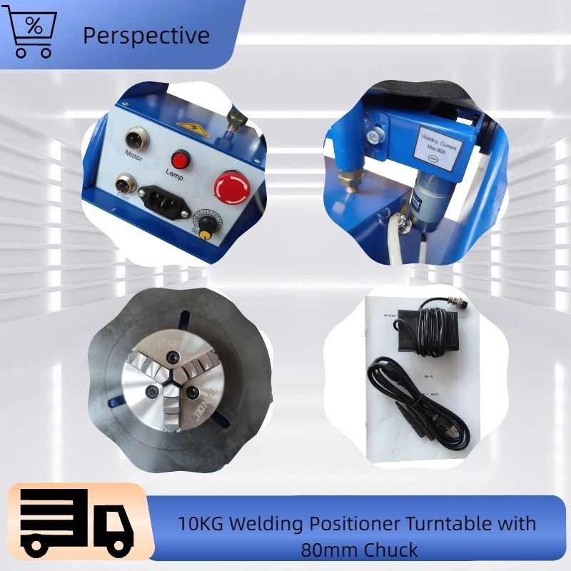 110V Welding Turntable Positioning Machine with 80mm Chuck 10KG