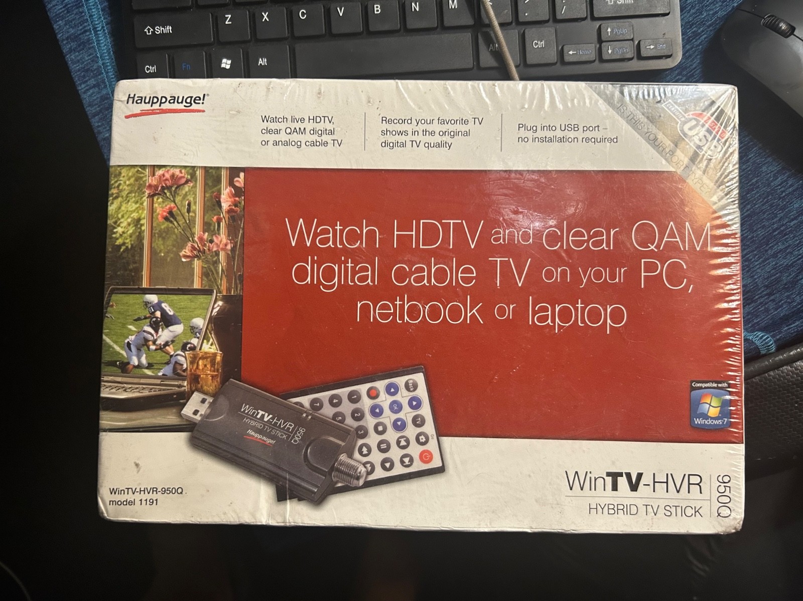 Hauppauge WinTV-HVR-950Q Hybrid TV Tuner Stick Model 1191 with Remote (New)