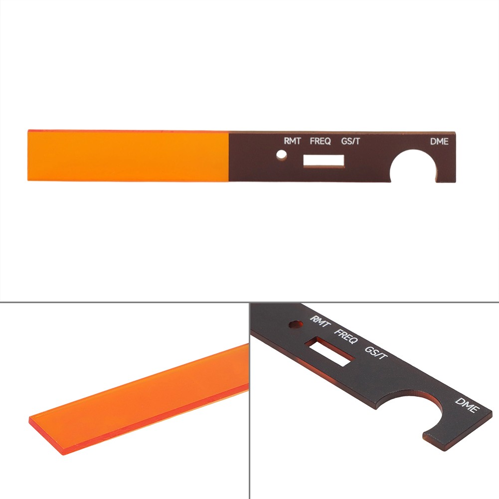 KN62 KN62A KN64 Series DME Display Lens Replace For Bendix King Amber Acrylic