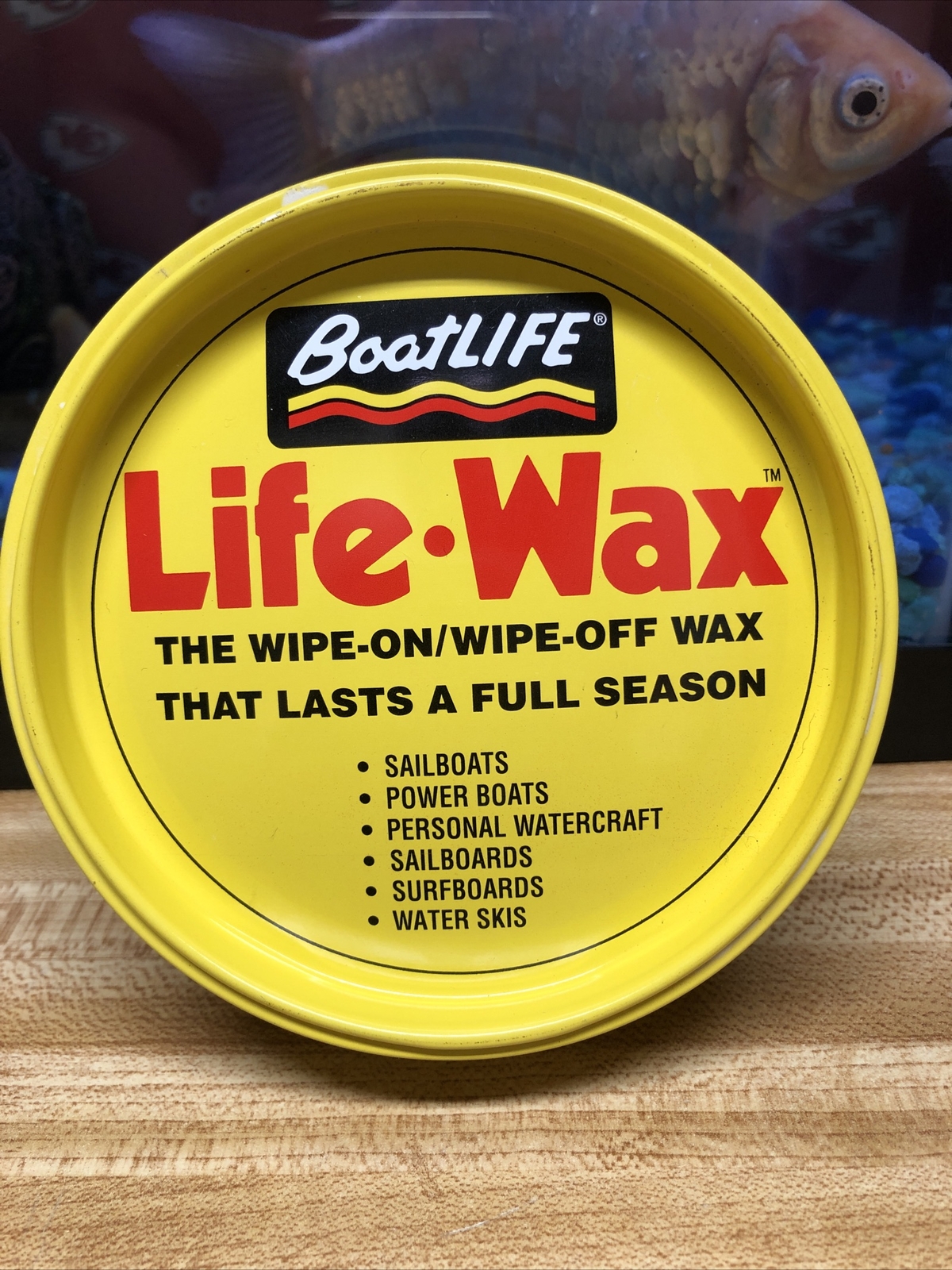 Life-Wax Boat Wax 10 oz.  The Wipe-On / Wipe-Off Wax