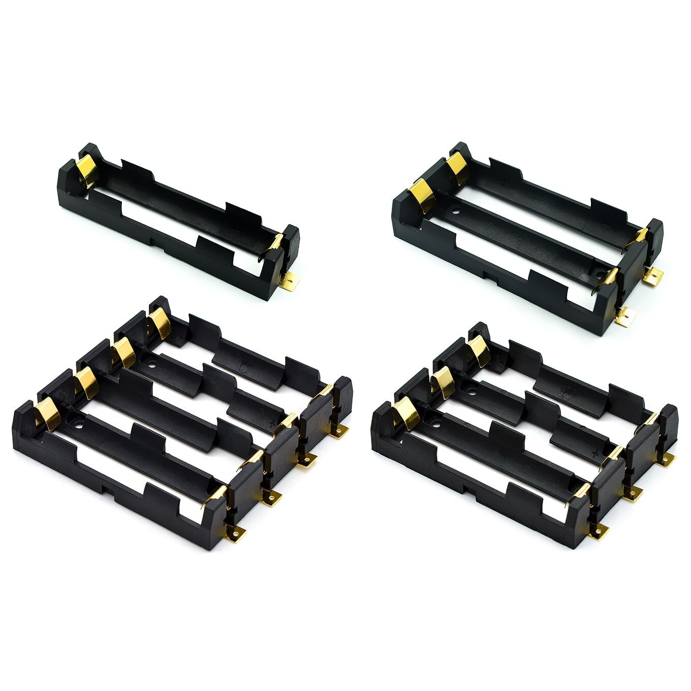 1x2x3x4x 18650 SMT Battery Holder 18650 SMD Battery Box Storage Case Container