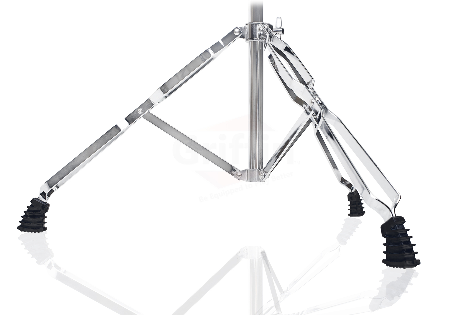 GRIFFIN Straight Cymbal Stand 2 PACK - Percussion Drum Hardware Mount Holder Set