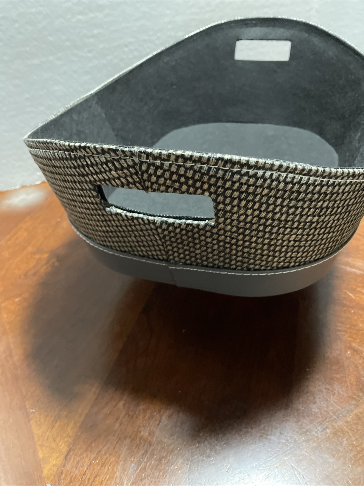 Gray Faux Leather Storage Gasket
