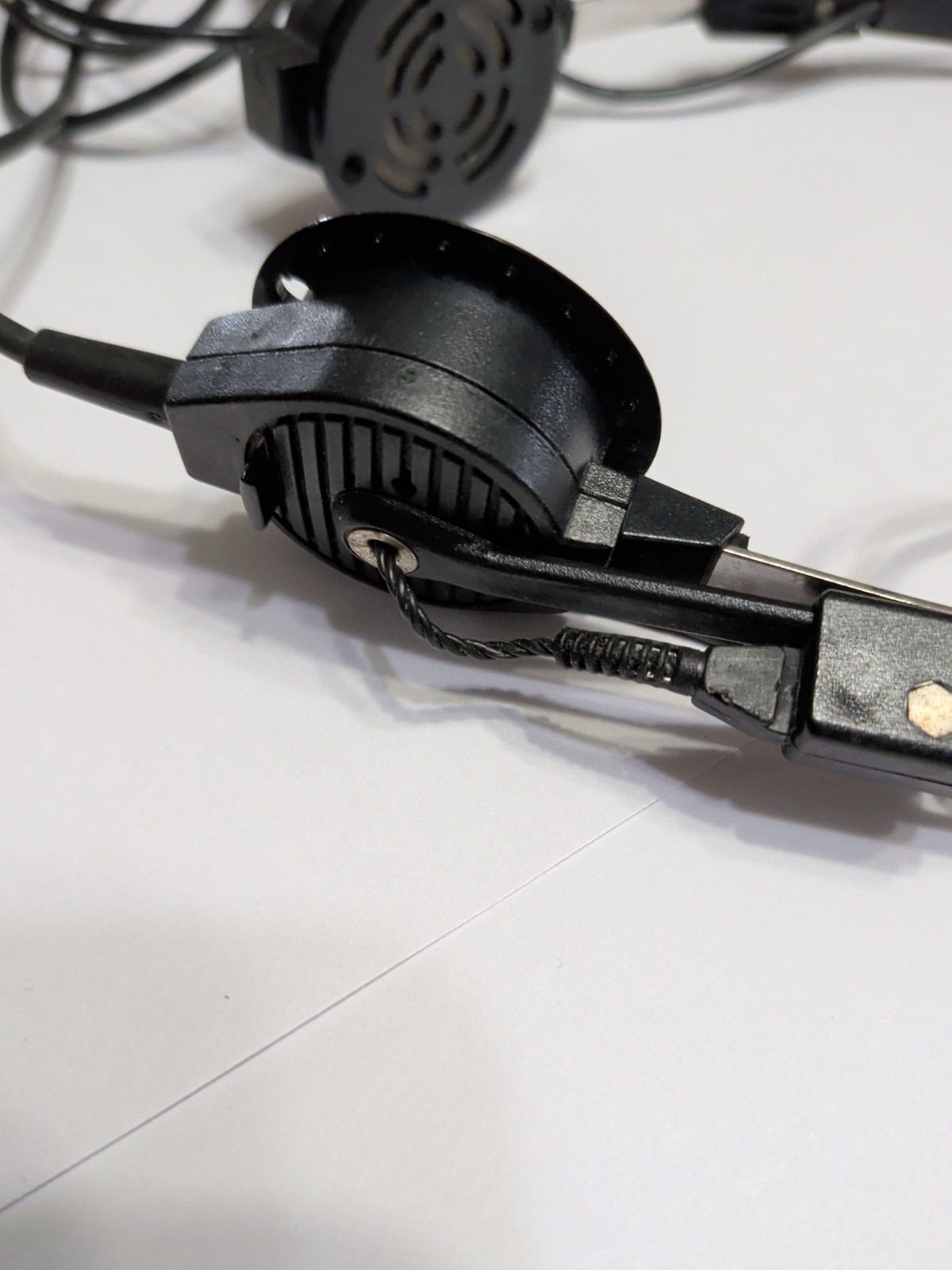 Vintage Telex Airman 750 Dual Pilot Headset Used Untested