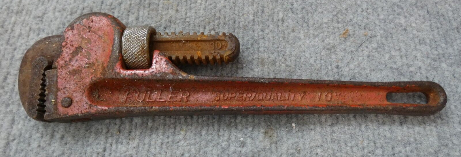 VINTAGE FULLER PIPE WRENCH SUPER QUALITY 10 INCH