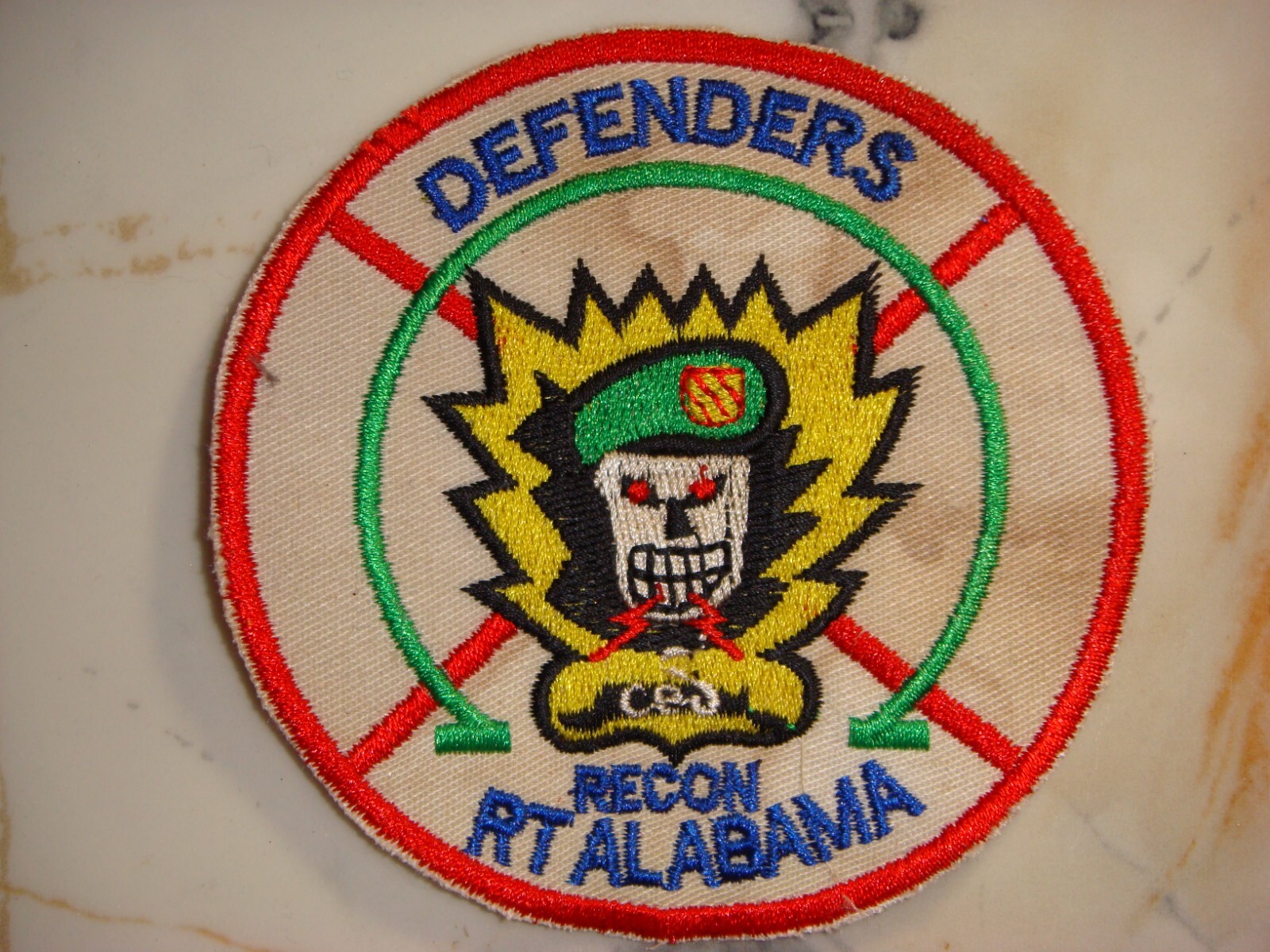 US MACV-SOG CCC RT ALABAMA " DEFENDERS ", VIETNAM WAR PATCH