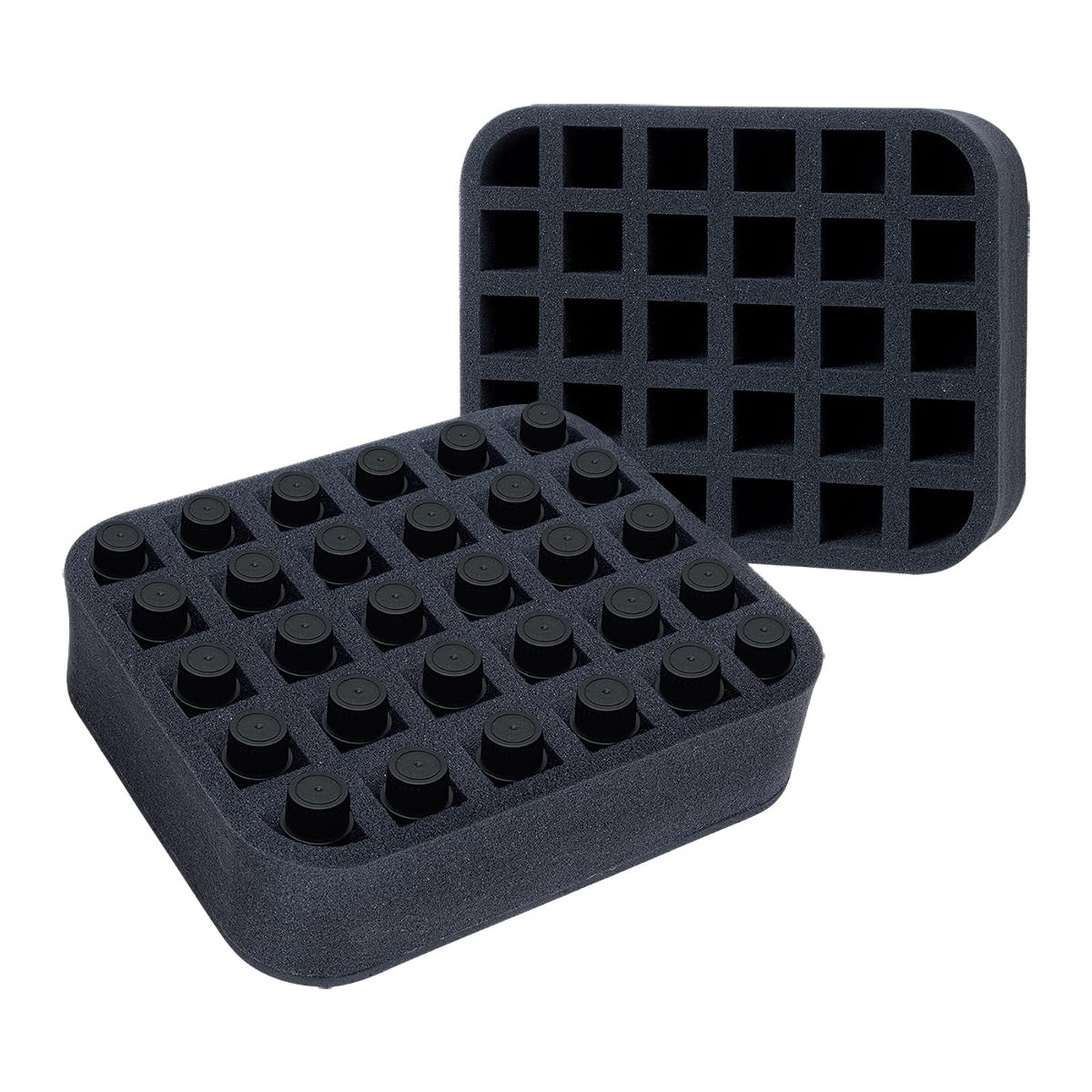 Essential oils Organizer Holder Foam Pad with Slots, Holds 30 bottles of 10ml...