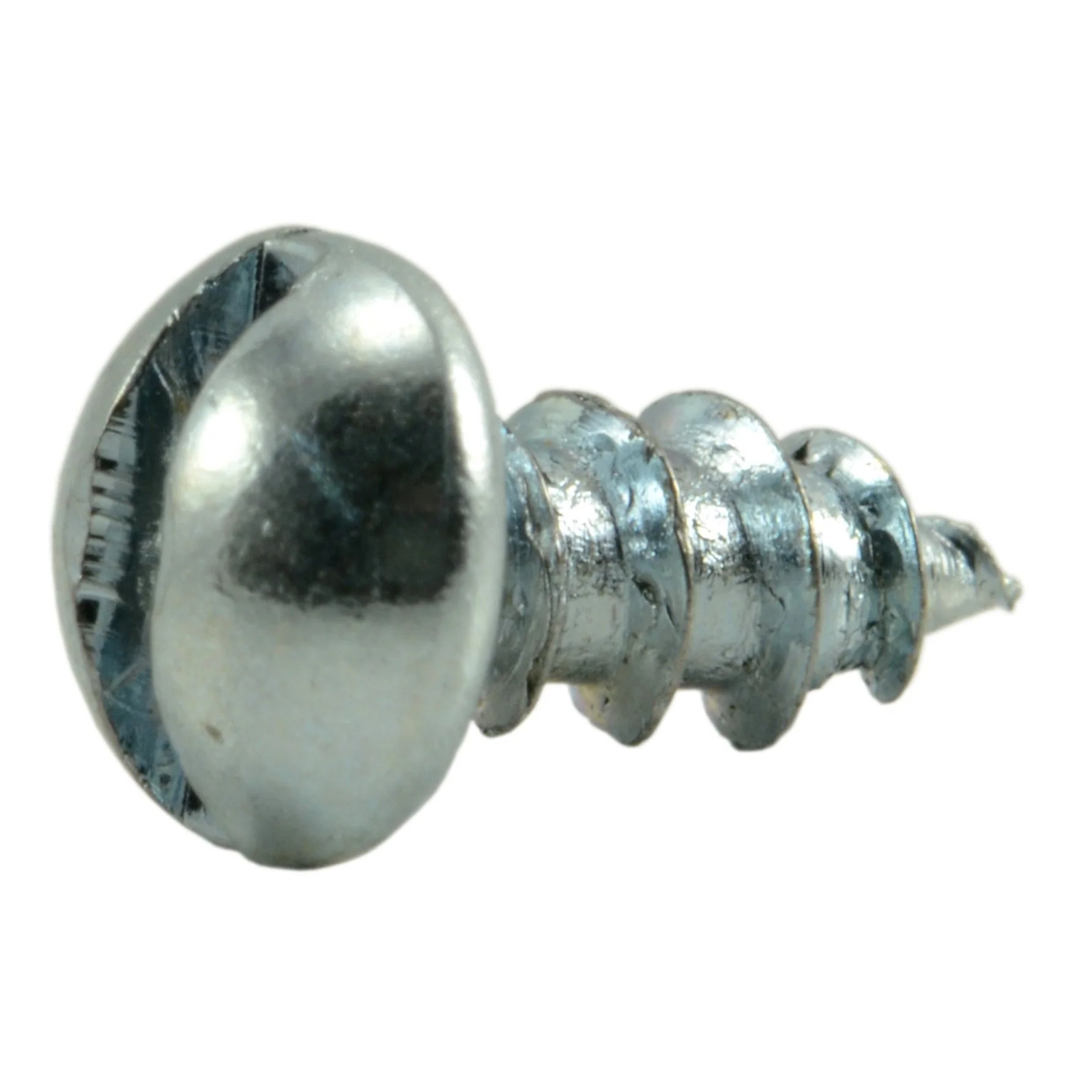 #4 x 1/4" Zinc Plated Steel Slotted Round Head Wood Screws (60 pcs.)