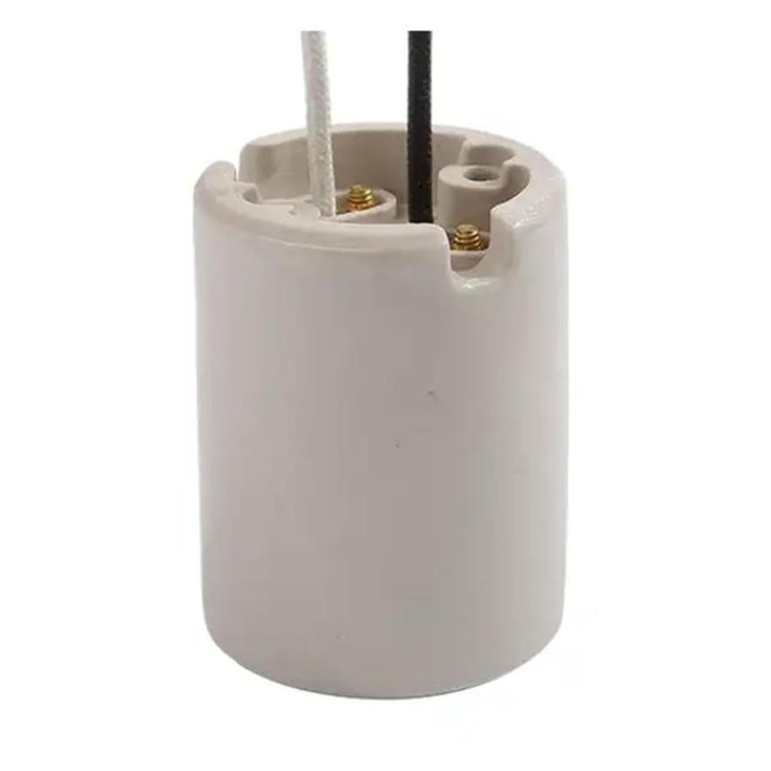 E39 Mogul Base Heavy Duty Keyless Glazed Porcelain Socket,1500W,600V