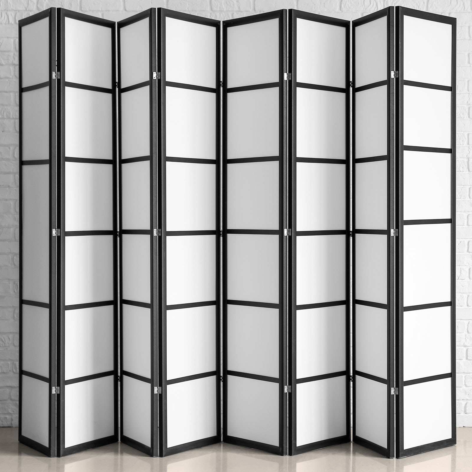 Double Acting Hinges Folding Screen, 12Pcs 1.85", Nickel silver