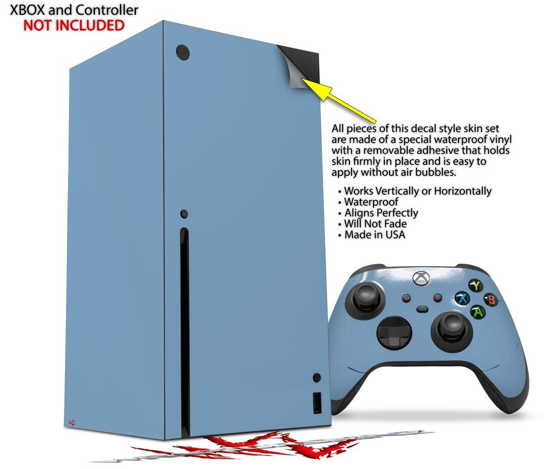 Skins XBOX Series X Console Controller Solids Collection Blue Dusk