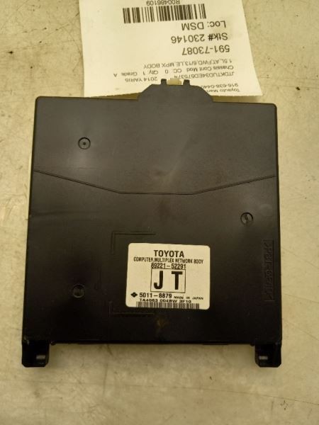 2014 TOYOTA YARIS 1.5L CHASSIS ECM MULTIPLEX NETWORK BODY CONTROL MODULE