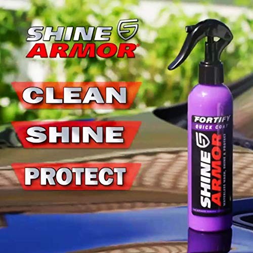 SHINE ARMOR Fortify Quick Coat High Performance Ceramic Coating, 2 Piece Set