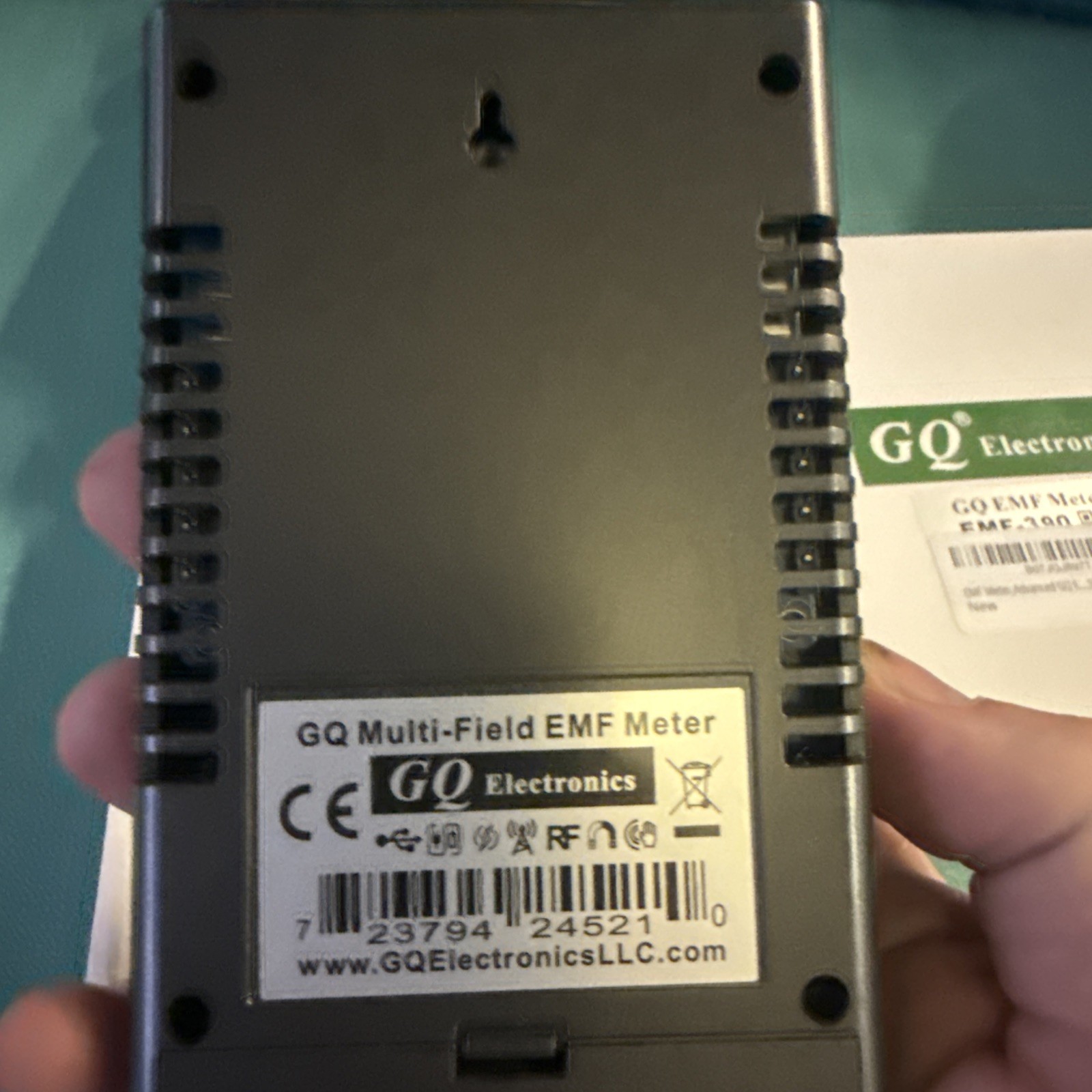 GQ EMF-390 3in1 Electromagnetic EMF Meter 5G RF Detector / data logger