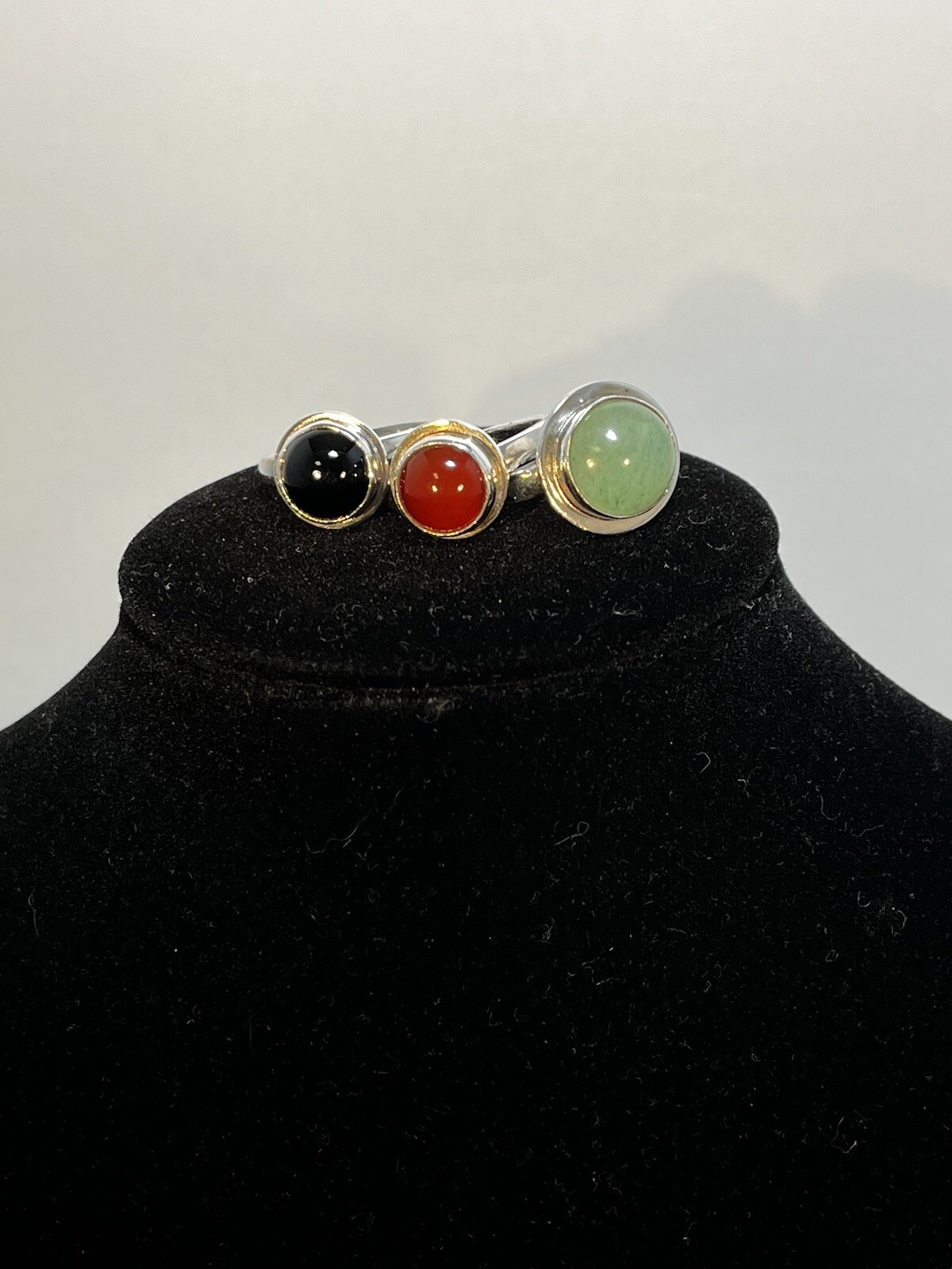 Silver Ring Simple Ring Single Stone Handmade Ring