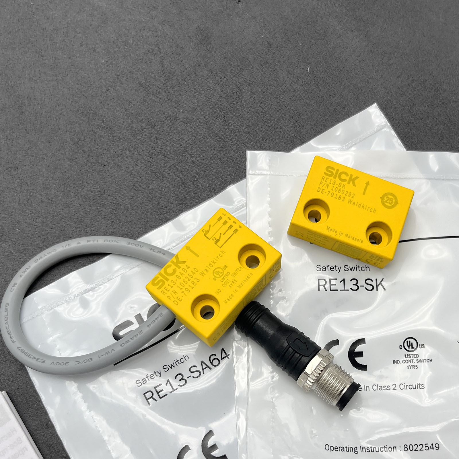 New In Box Magnetic security Switch RE13-SA64 RE13-SK