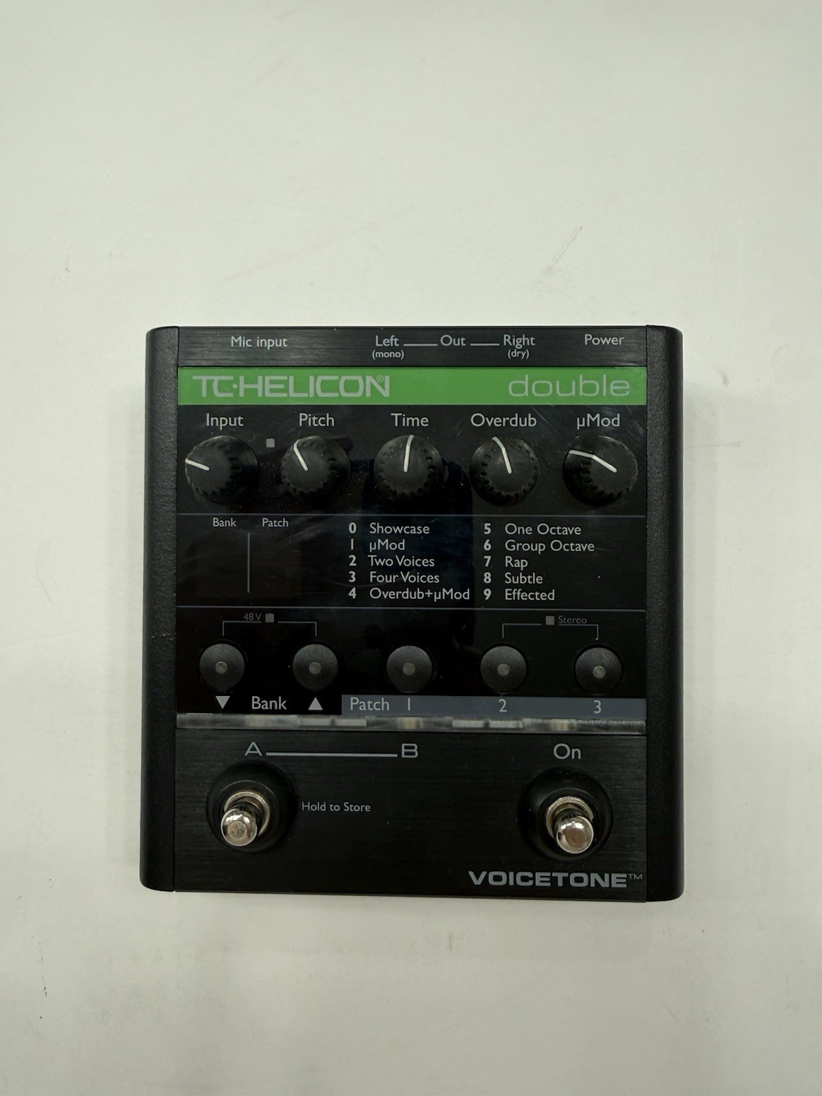 *For Parts/Repair* TC Helicon Voicetone Double Doubler Vocal Effect Pedal
