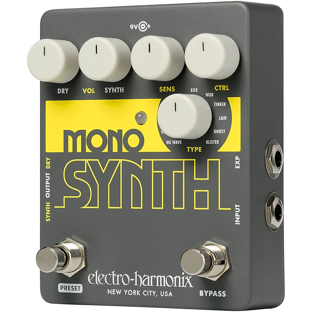 ElectroHarmonix Guitar Mono Synth Effects Pedal