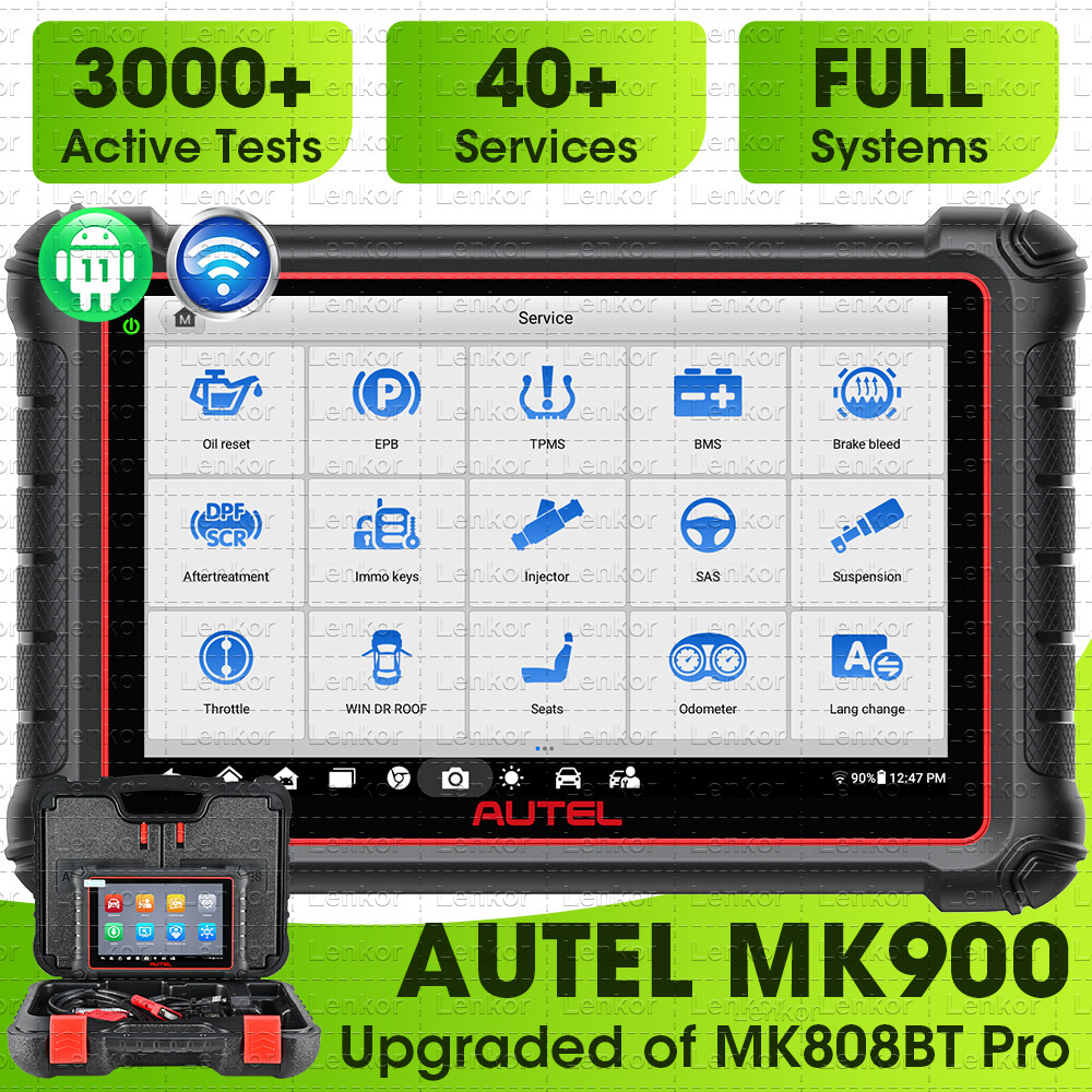 2025 Autel MaxiCOM MK900 MK900BT MX900 Auto All System Diagnostic Scanner Tool