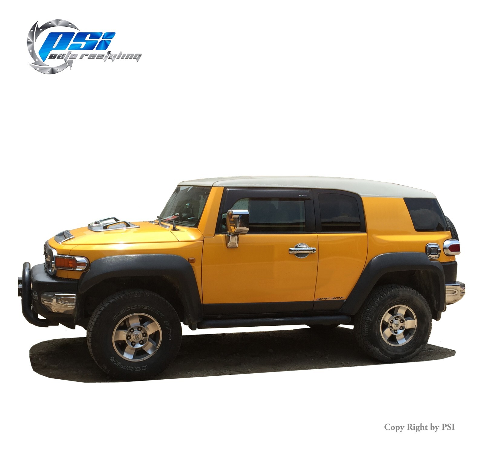 Extension Style Fender Flares Fits Toyota FJ Cruiser 07-14 Textured Finish