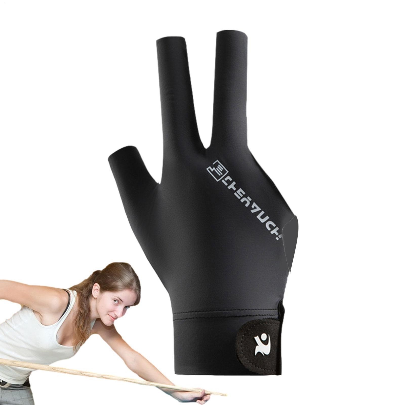 1*Billiards Gloves Non-Slip Women Men Pool Gloves Table Accessories Right Hand