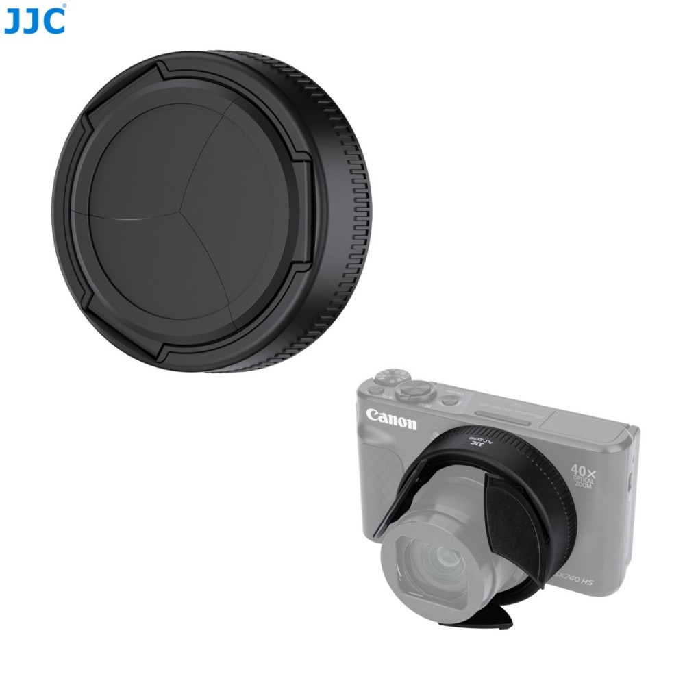JJC SX740 HS Camera Auto Lens Cap Cover Protector for Canon PowerShot SX740 HS