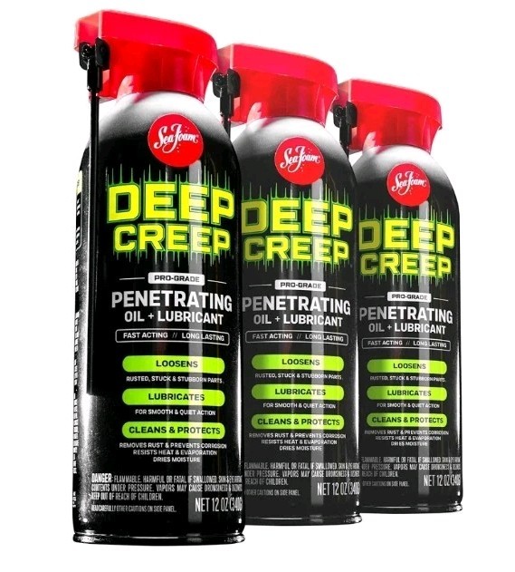 Sea Foam DC-14 Deep Creep 12 Oz Penetrating Fogging Oil & Lubricant - Pack of 3