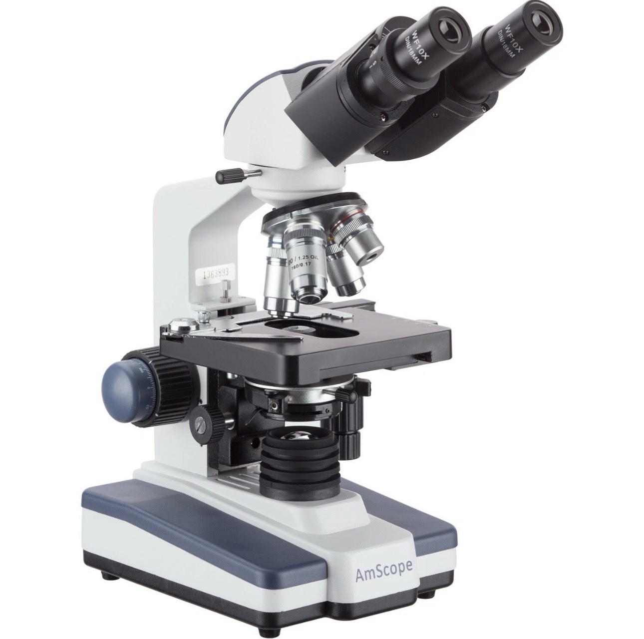 Amscope B120C 40X-2500X Binocular Compound LED Microscope