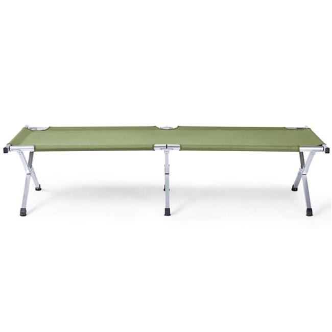RHB-03A Portable Folding Camping Cot with Carrying Bag - Army Green