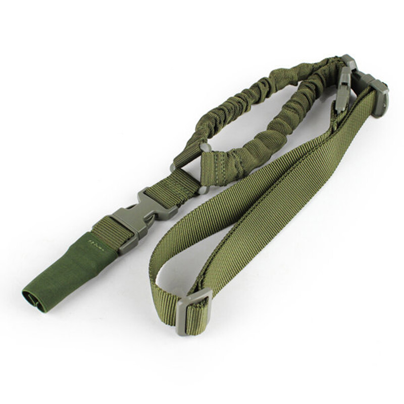 WST Tactical Single Point Sling Bungee Adjustable Quick Hook Rifle Sling Hunting