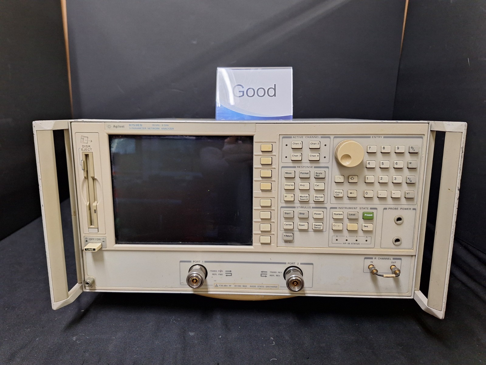 Agilent 8753ES S-parameter Network Analyzer, 30kHz - 6GHz (4868)
