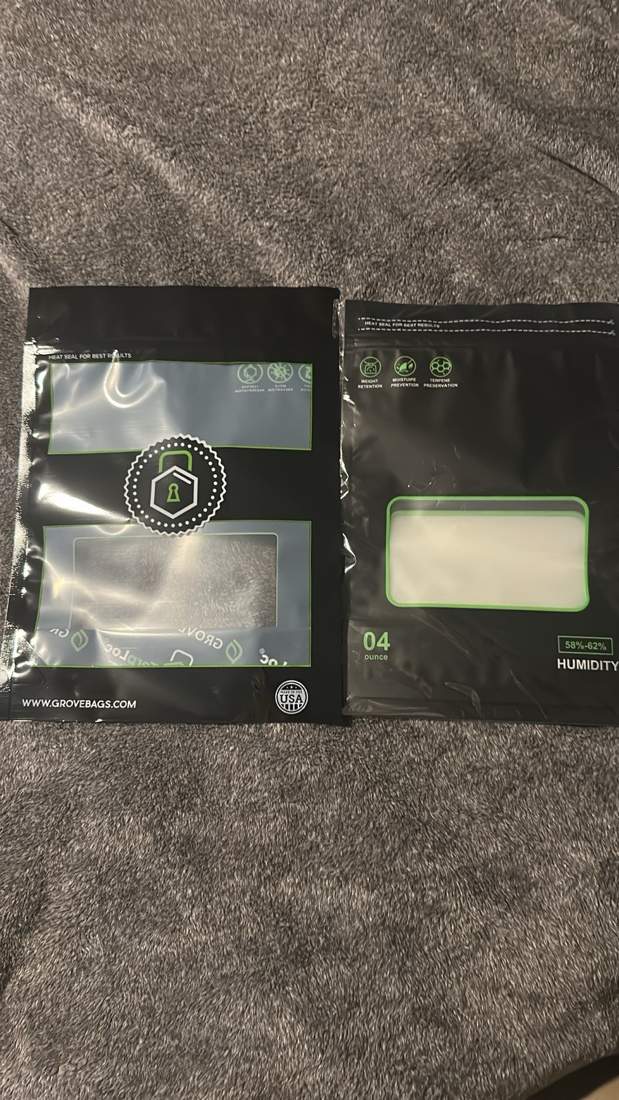 Grove Bags TerpLoc 4- 4 Ounce Bags-1/4 Lb