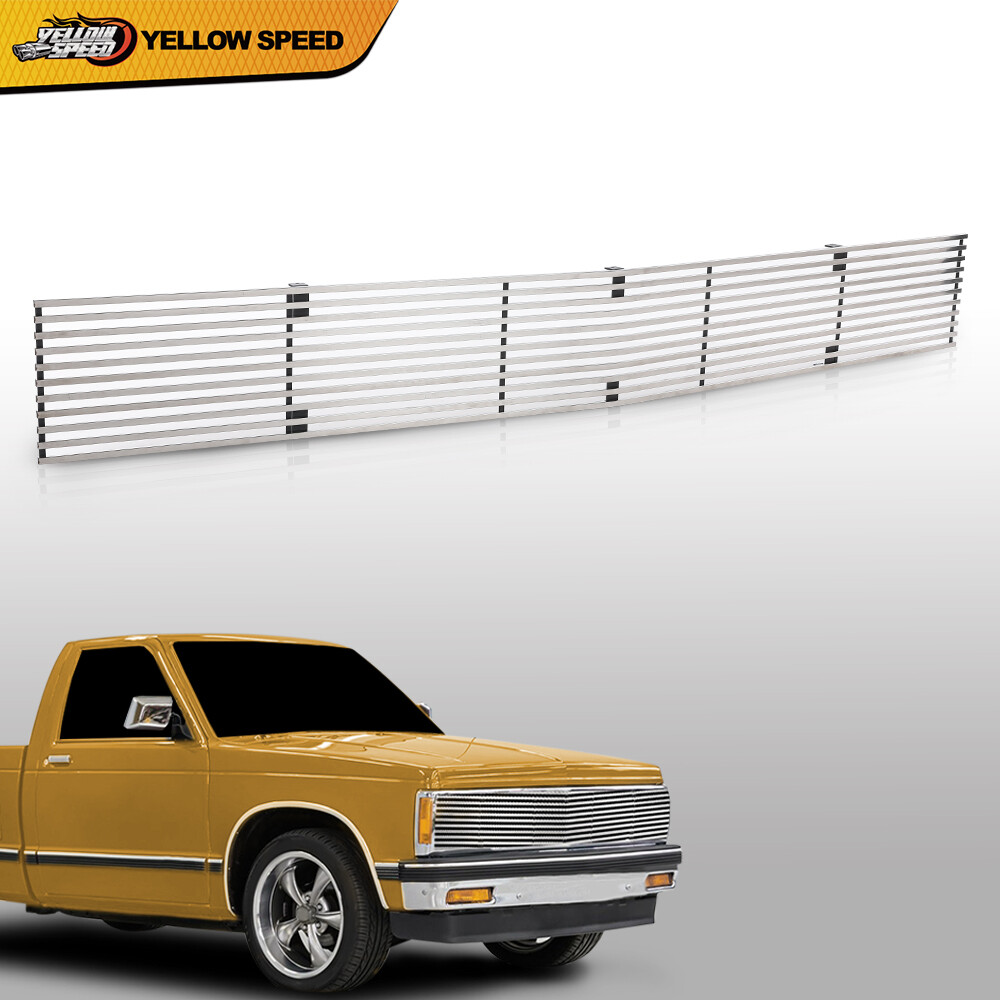 Fit For 91-93 Chevy S-10/91-94 Blazer Phantom Upper Chrome Billet Grille Insert