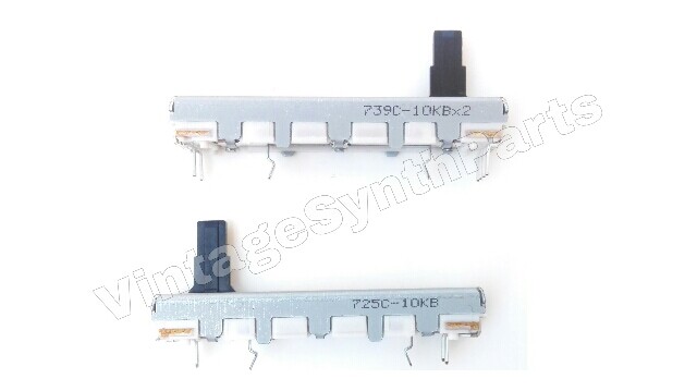 Slide Potentiometers Volume and Value for Korg C-46 Digital Piano Vintage