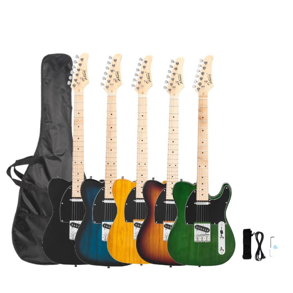 Glarry GTL Electric Guitar 5 Colors Right Handed School Band With Bag