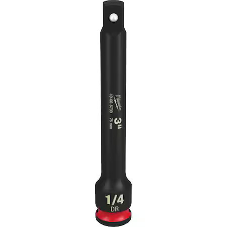 Milwaukee Tool 49-66-6700 Shockwave Impact Duty 1/4 In. Drive 3 In. Extension