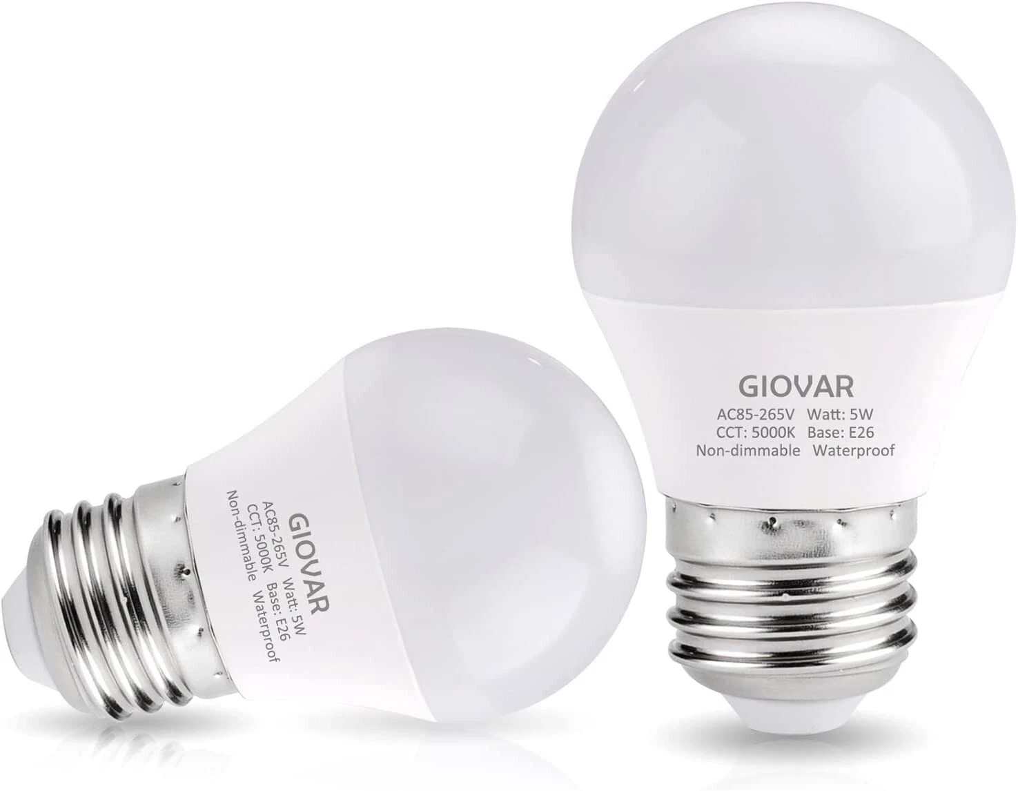 2 PACK Refrigerator Light Bulb LED 40W Waterproof Frigidaire Freezer Switch, NEW
