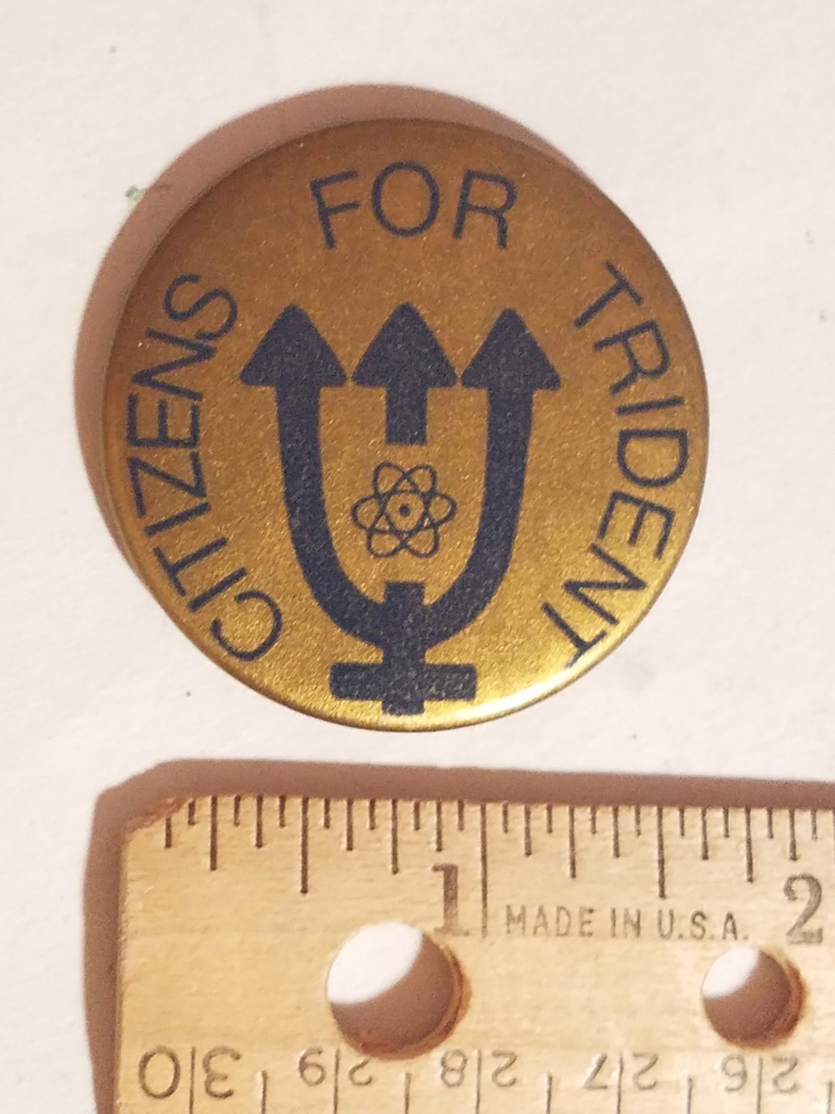 Citizens for Trident Submarines Pinback Button