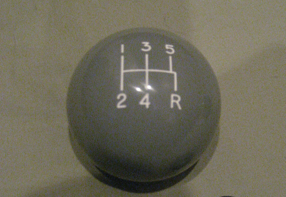 5 speed engraved shifter shift knob GRAY for Toyota Pickup Hilux Tacoma 4Runner