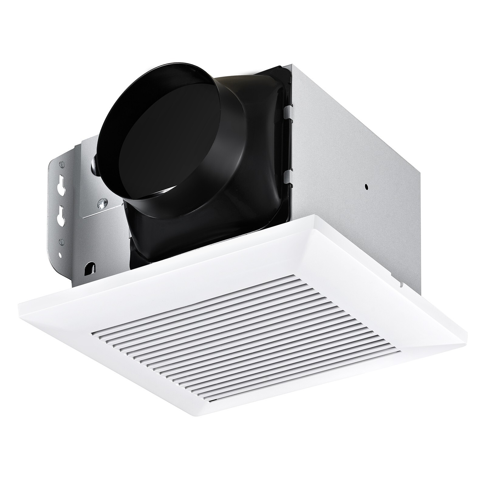 Bathroom Fan 110 CFM Energy-Saving Household Bath Vent， White Plastic Grille