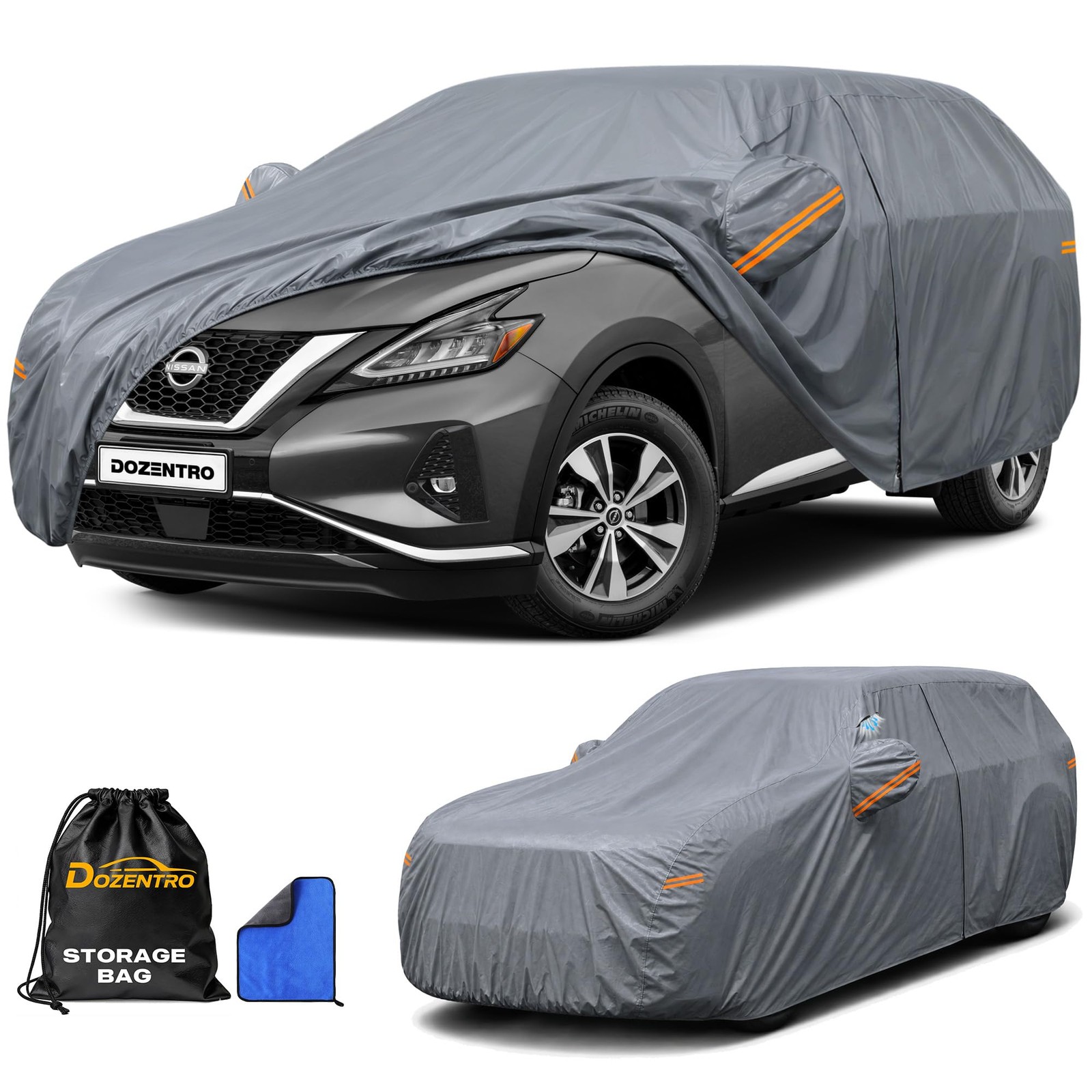 Multi-Layer Car Cover Custom Fit for Nissan Murano(2002-2026), 100% Waterproo...