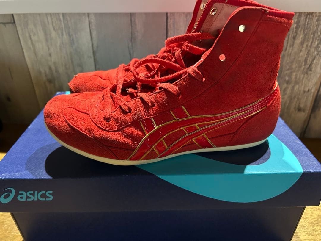 asics Wrestling Shoes, Custom-Made Old Design Discontinued model US7.5 Rare