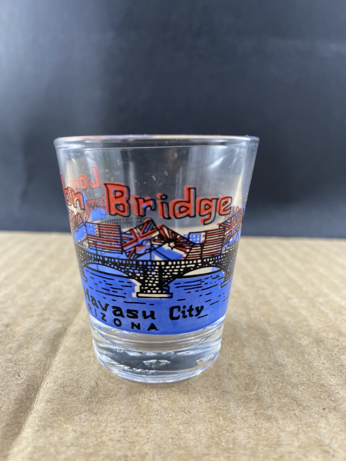 London Bridge Lake Havasu City Arizona Shot Glass, COMB SHIP $1
