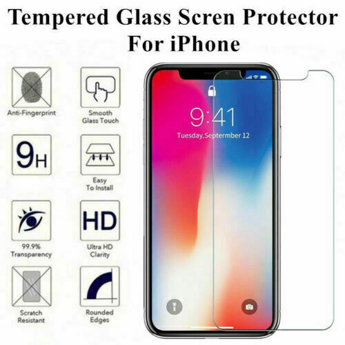 2PCS Tempered Glass Screen Protector High Quality Tempered Film For iPhone