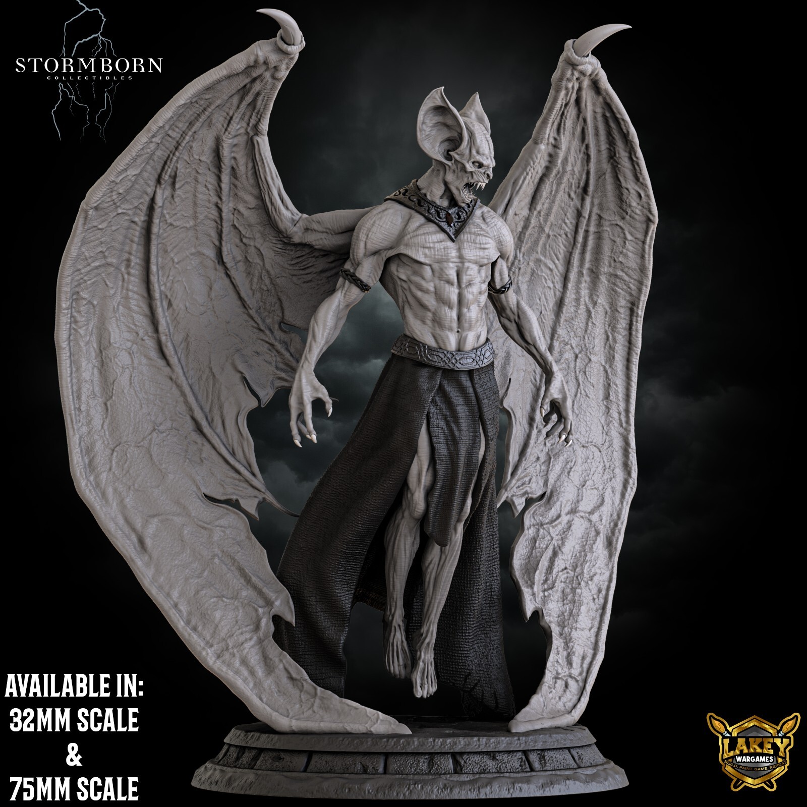 Vampire Lord - Stormborn Collectibles | DND | TTRPG | 3D Printed Miniature |