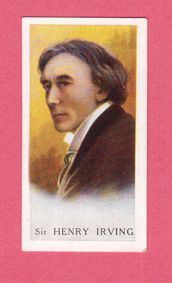 Sir Henry Irving Vintage 1927 Carreras Cigarette Card