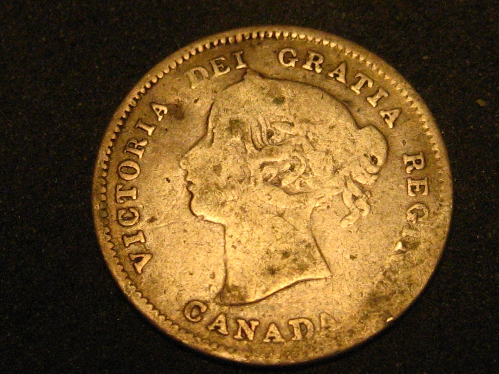 1871 Canadian 5 Cent Silver #2