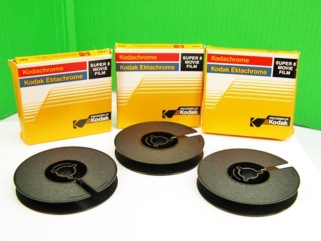Lot of 3 KODAK Super-8 FILM REELS 50ft
