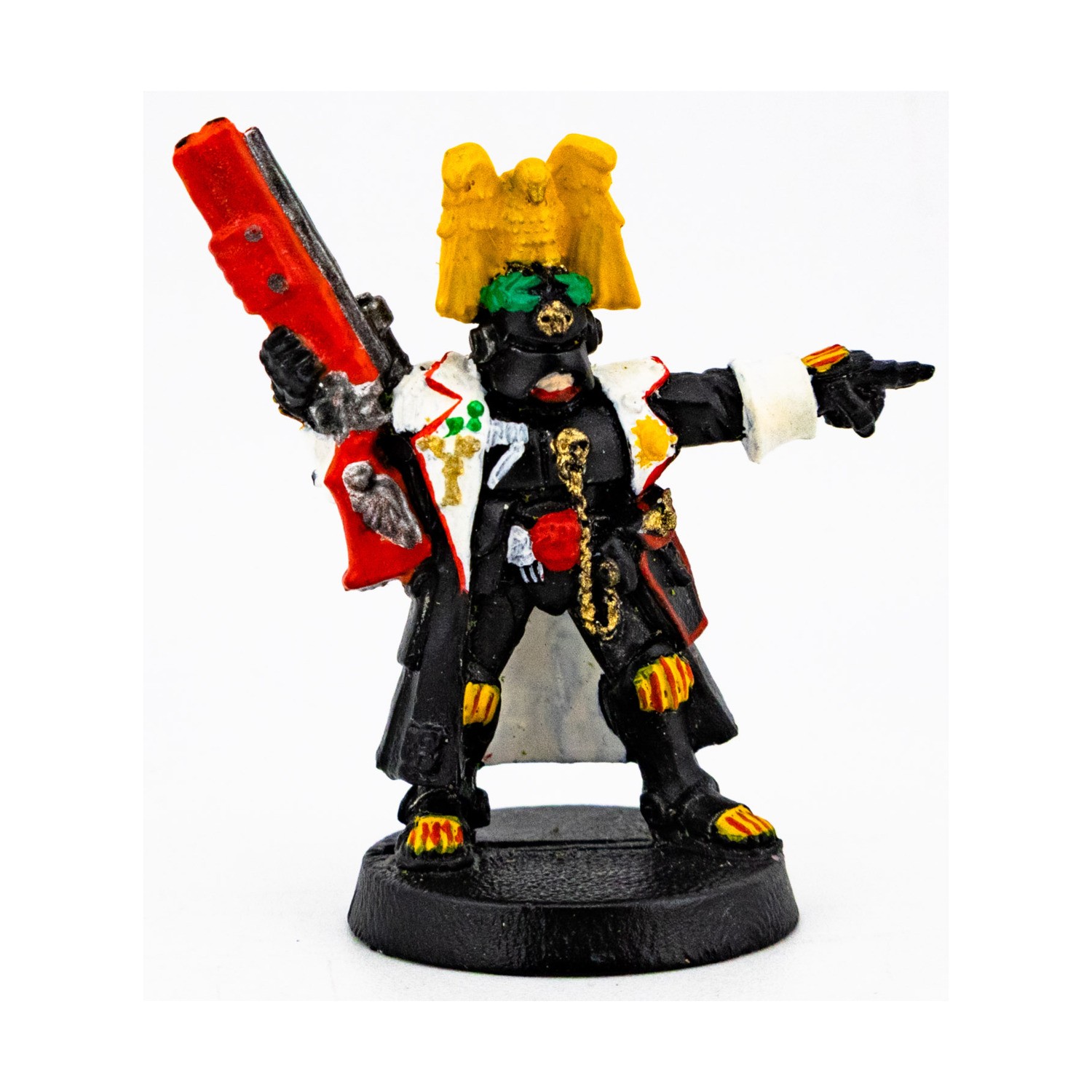 GW Necromunda Enforcers Loose Mini Adeptus Arbite Commander #8 NM
