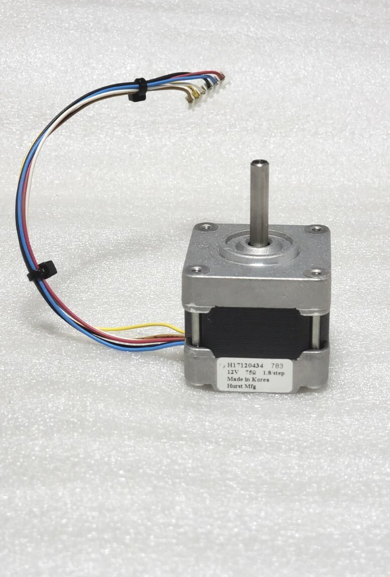 Hurst (Nidec Motors) H17120434 Motor, Stepper, 12 VDC1.8 deg., 75 Ohms, NOB